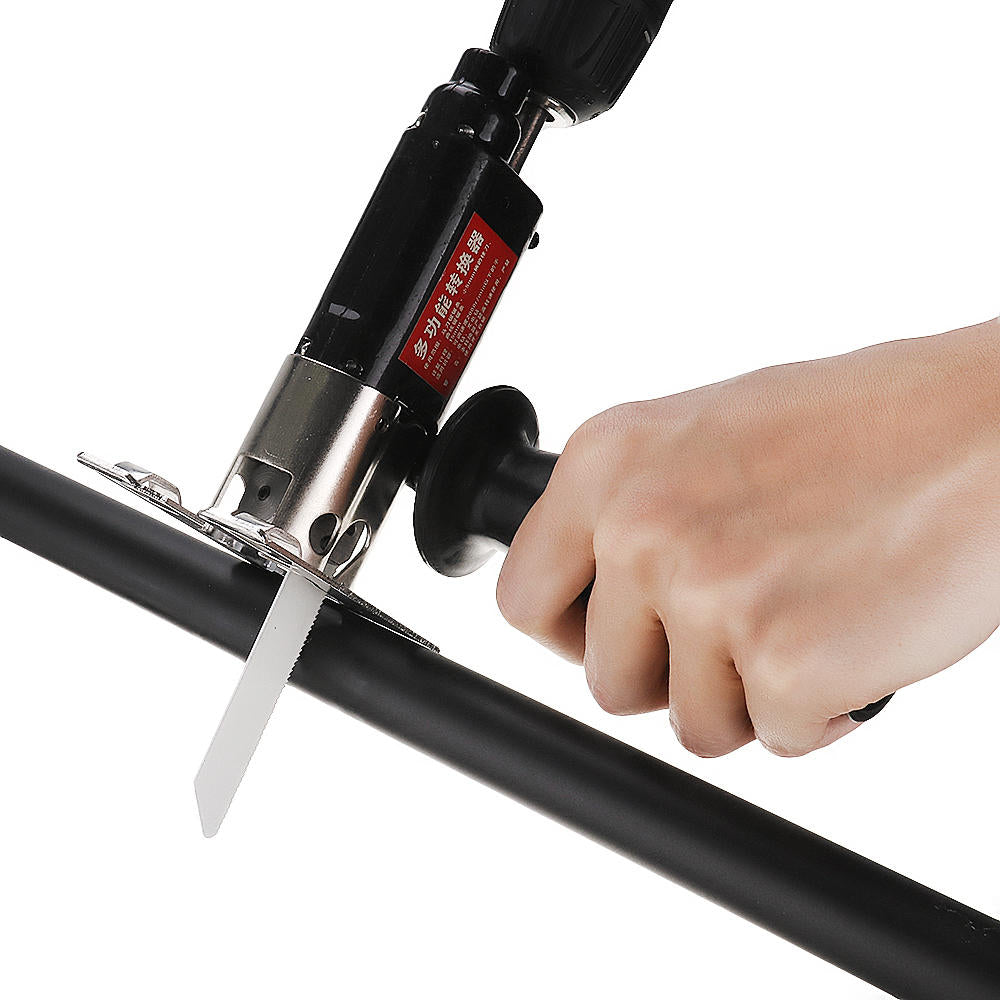 Multifunction Reciprocating Saw Attachment Change Electric Drill Jig Saw Metal File for Wood Metal Cutting
