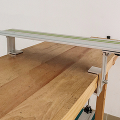 Adjustable Rail Lift Clamp - Durable, Height Adjustable, Sliding Tenon Design for Various Table Heights - 2 Pack