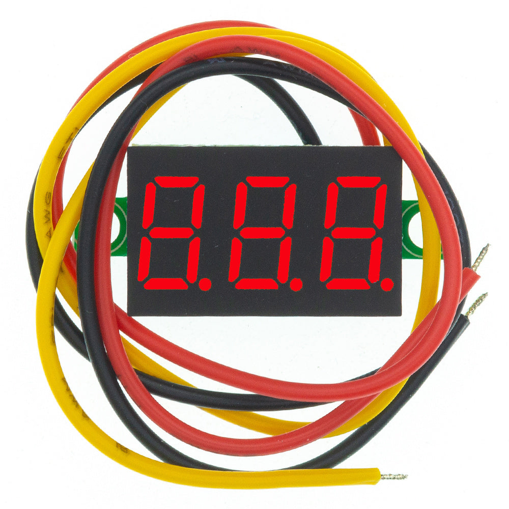 0.28in DC LED Digital Voltmeter 0-100V Auto Car Mobile Power Voltage Testing Detector