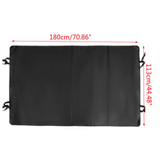 Rear Barn Door Awning Cover Car Sunshade Covers Black Fits For Ford Transit Custom 2013 Onwards