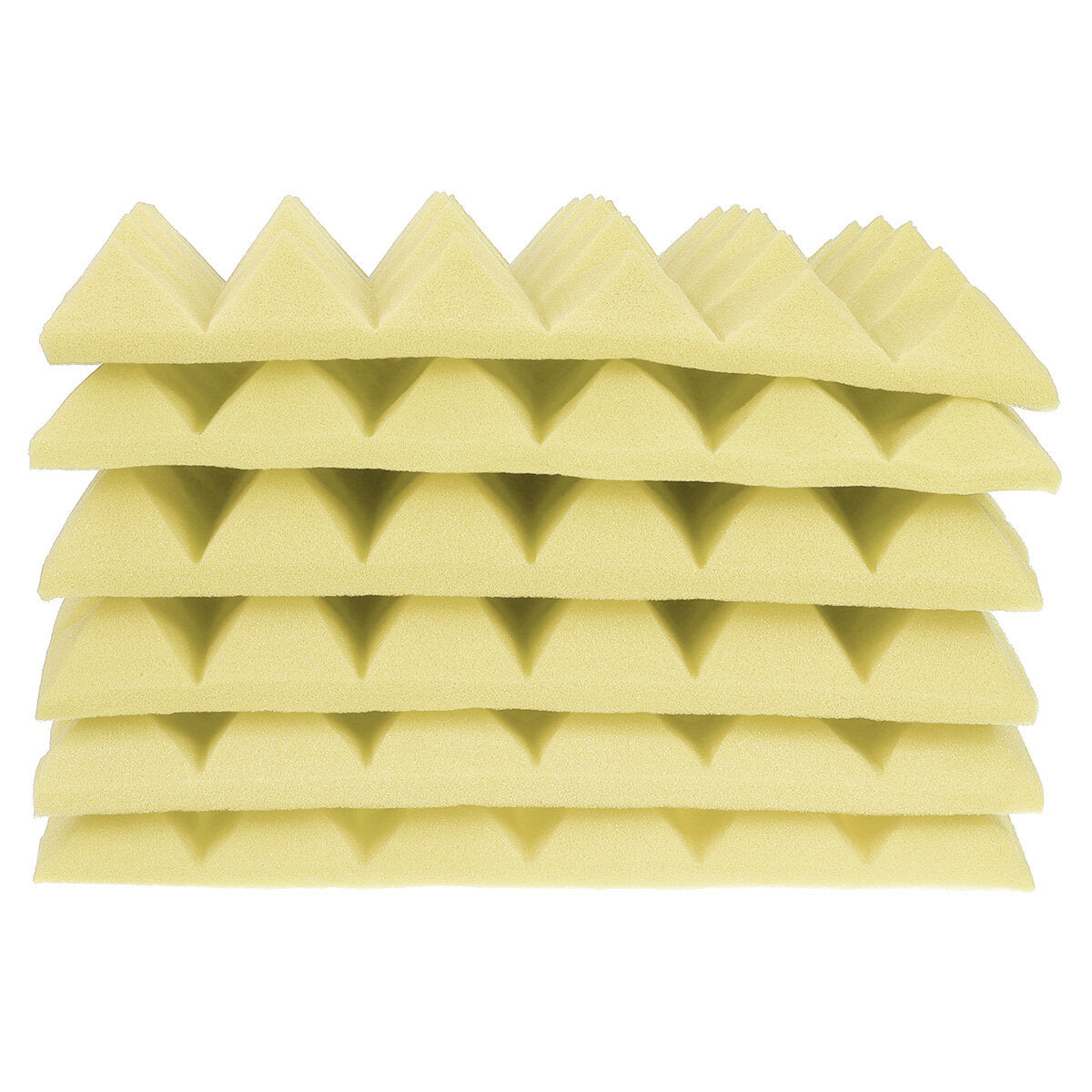 6Pcs Acoustic Panels Tiles Studio Soundproofing Insulation Closed Cell Foam