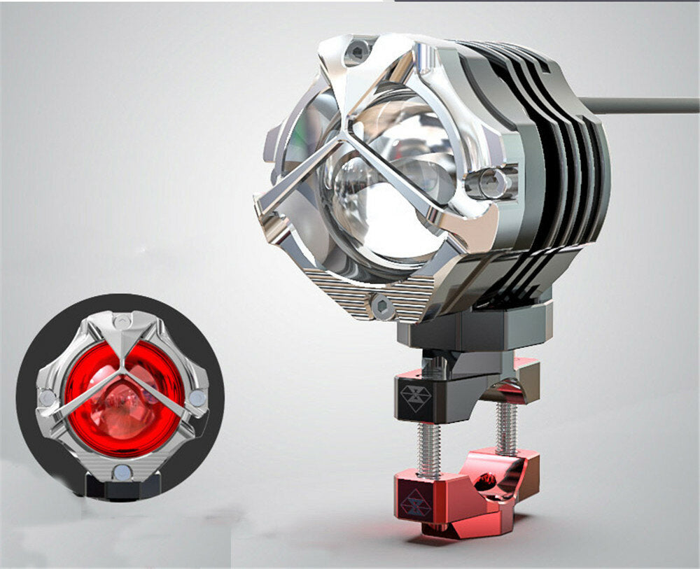 Spirit Beast LED 10W 9-70V 6000K 860LM SuperBright Light Motorcycle Anti-shock Headlights Spotlights