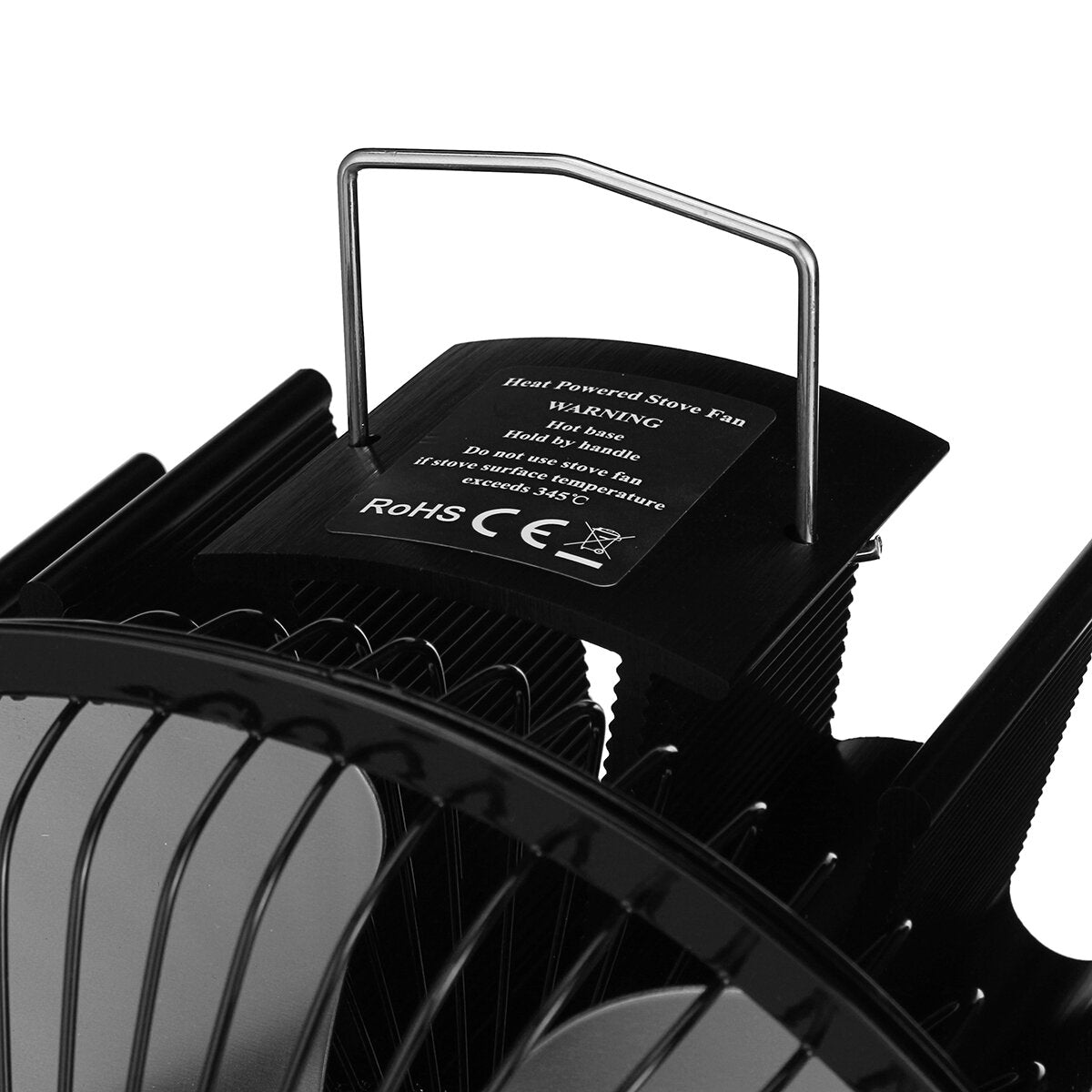 Large Air Volume Heater Fan: 5-Leaf, 5-Color Fireplace with Cover