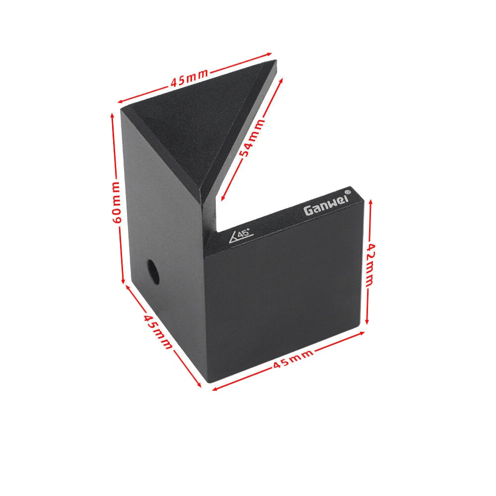 45-Degree Angle Line Marker - Durable Aluminum Alloy Tool for Precise Woodworking and Center Positioning, Lightweight & Portable