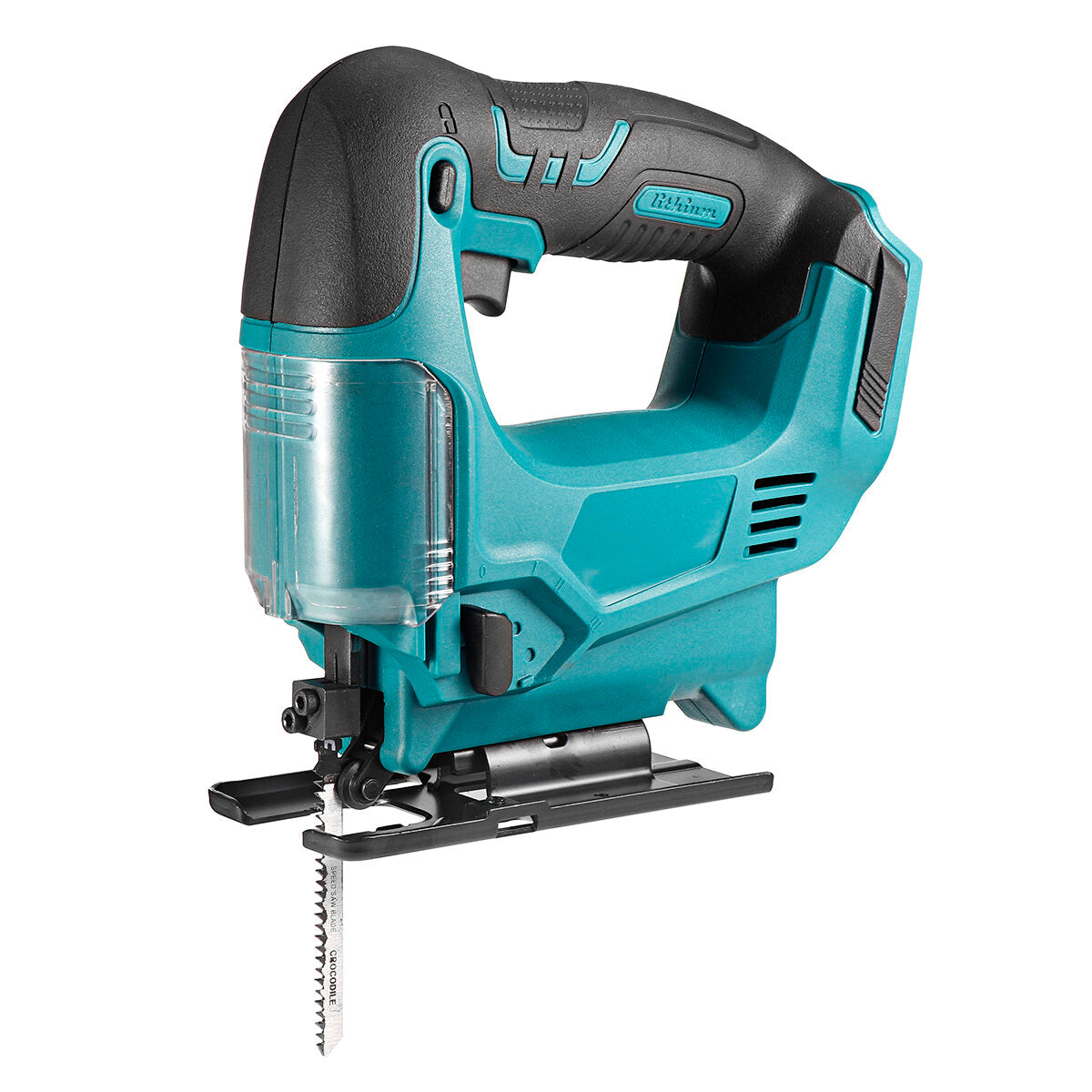 588VF Battery Indicator 45Bevel Cordless Jig Saw Electric Handheld Saws Wood Work Tools Built-in 10pcs Li-ion Battery Cell