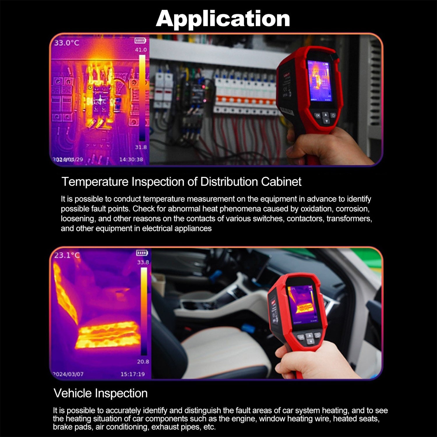 GreenZech Industrial 160 Pro | 160x120 HD Thermal Imaging Camera | 25Hz Professional Handheld Infrared Imager