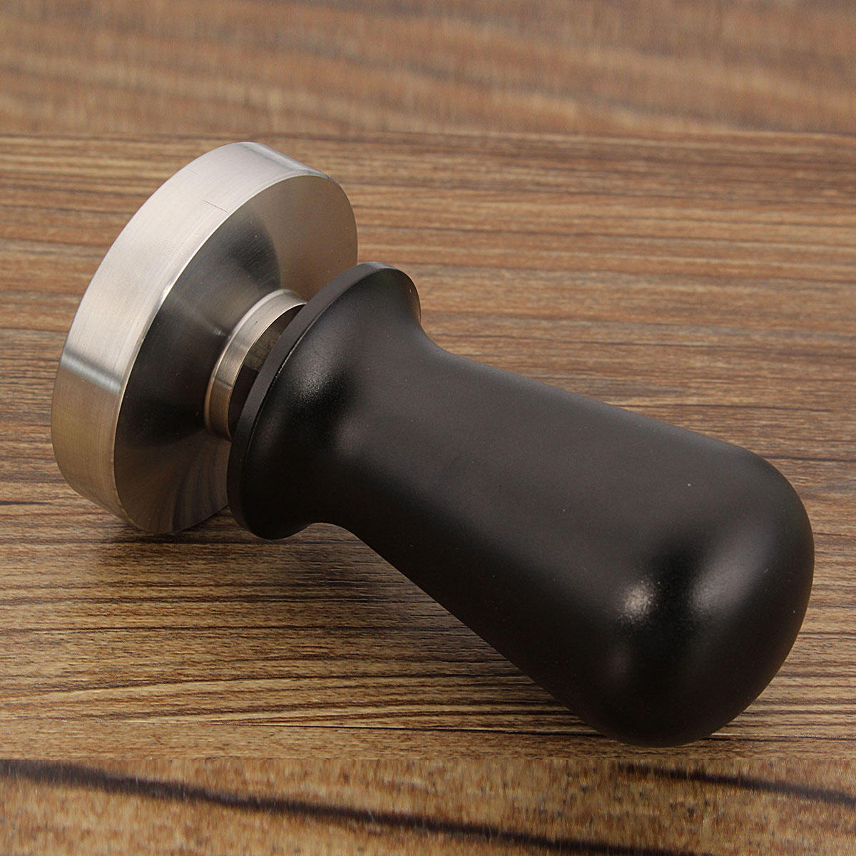 58mm Stainless Steel Coffee Tamper Calibrated Pressure Coffee Bean Press Flat Base for Espresso