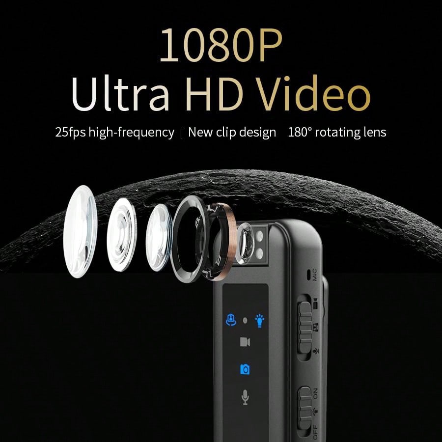64GB Infrared Camera, 1" Screen, 1080P Video, Rechargeable Battery, ABS Material, Batteries Included