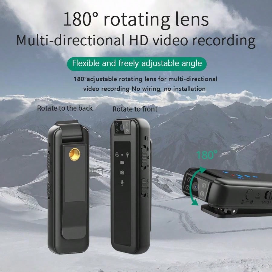 64GB Infrared Camera, 1" Screen, 1080P Video, Rechargeable Battery, ABS Material, Batteries Included