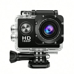 2MP 1080P USB Sports Action Camera, Waterproof, 90° Angle, 60FPS, ≤2" Display, PC Material, USB Power Supply