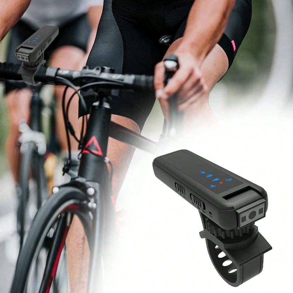 2MP 1080P Waterproof Action Camera - Black, USB Rechargeable, ABS Material, No Stabilization