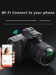 Night Vision Digital Camera 128GB, 6400W Pixels, 4K Recording, 3-Inch IPS Screen, 16X Zoom