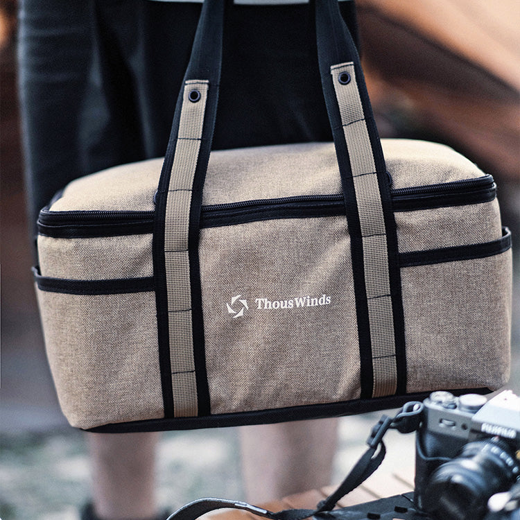 Camping Storage Bag picnic basket outdoor camping Lamps Gas Stove Gas Canister Pot carry bag storage sack Picnic Bag