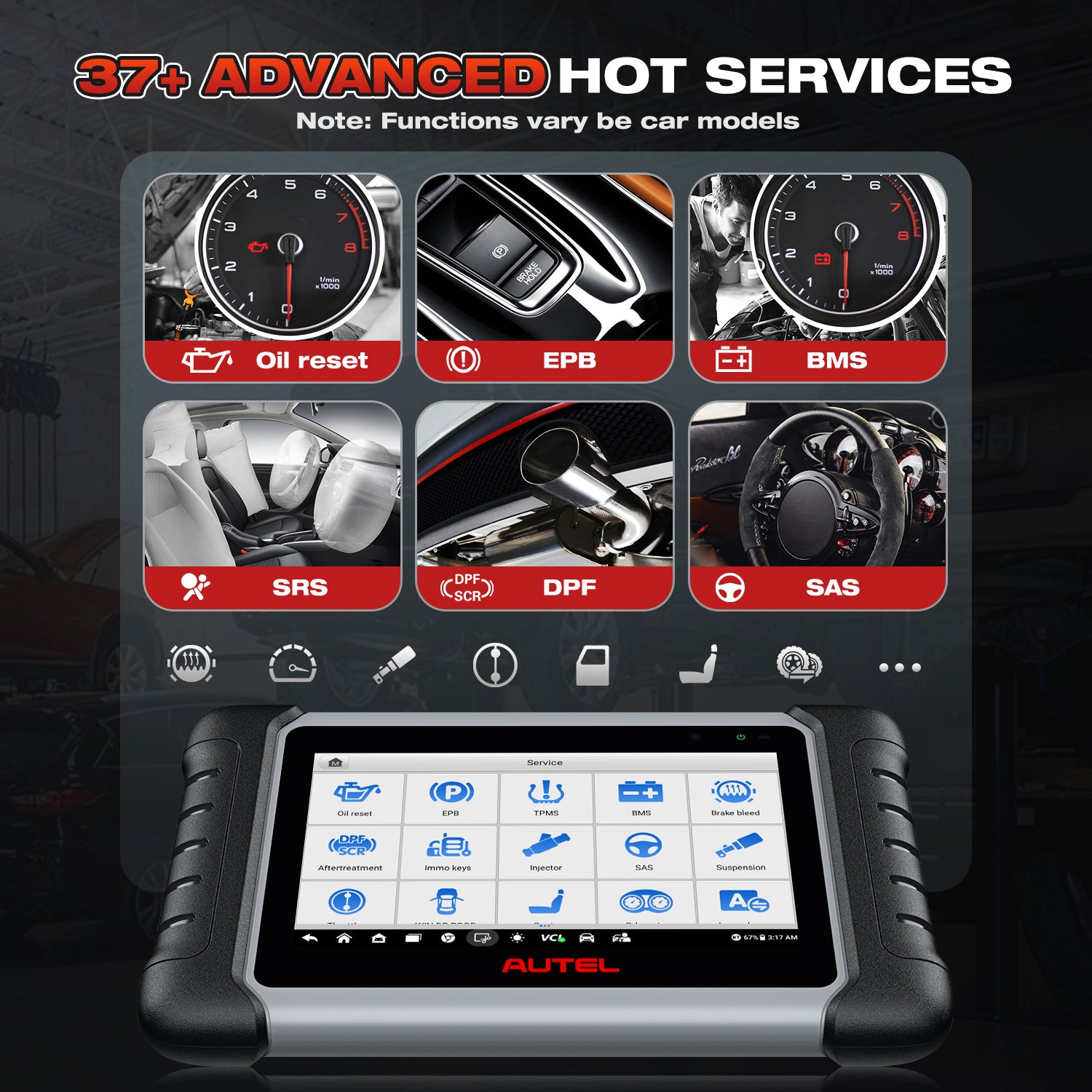Auto Diagnostic All System Scanner Upgrade of DS808 Same Function as MS906