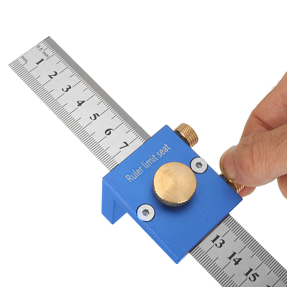 30CM/12IN Metric Line Drawing Ruler 90 Line Ruler Woodworking Right Angle Ruler Woodworking Measuring Tool