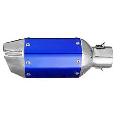 Universal Motorcycle Short Steel  Exhaust Pipe  Muffler Silencer  Removable 38-51mm