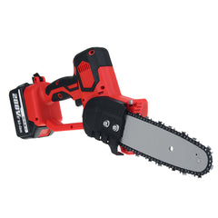 8 Inch Electric Chainsaw Cordless Wood Cutter One-Hand Saw Woodworking Saw