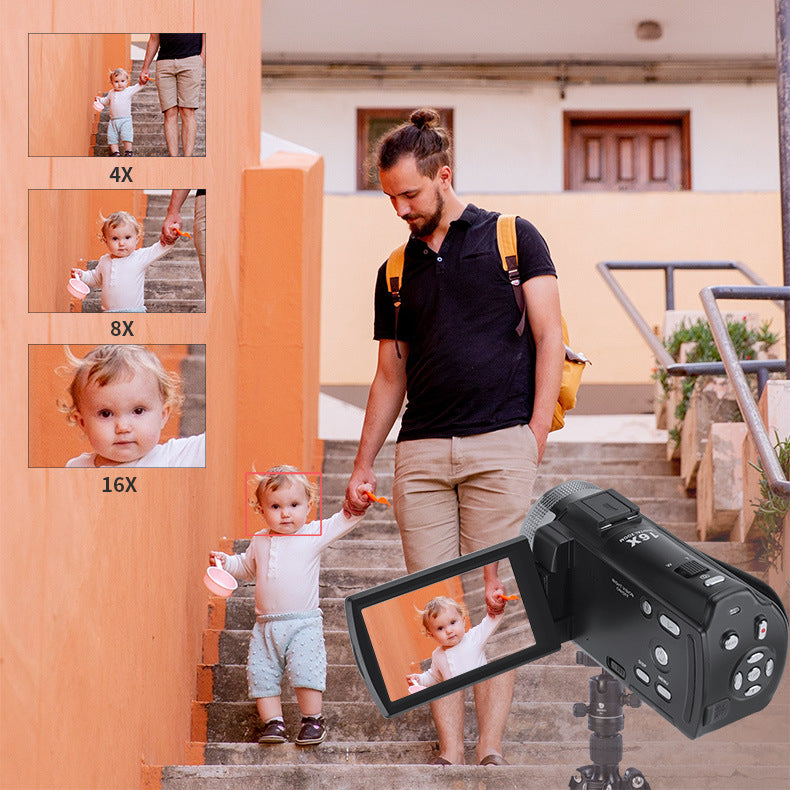 Digital Video Camera 1080P 30MP HD Infrared Night Vision 16X Zoom Portable Camcorder 3 Inch TFT Screen Video Camera Camcorder
