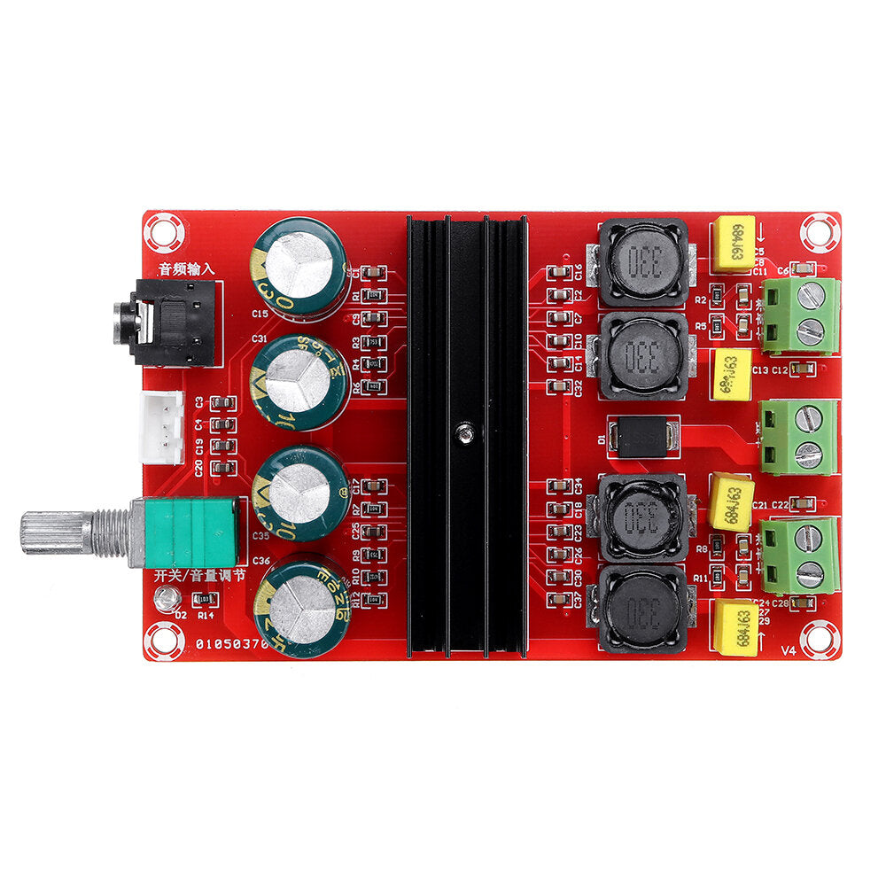 2x100W High Power Digital Power Amplifier Board TPA3116 Dual Channel Amplifier Board 12-24V