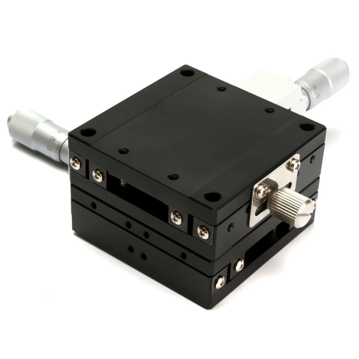 60x60mm XY Axis Linear Stage Adjustable Manual Displacement Platform Sliding Table