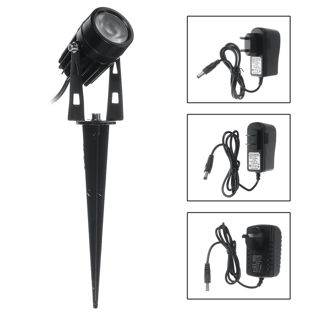 Warm White 2/4/6 PCS 12V LED LawnLights Spotlight Landscape Light Waterproof Outdoor Garden Pathway Yard