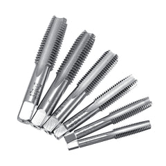 3pcs M10-M20 HSS-4341 Screw Tap Straight Groove High-Speed Steel Straight Flute Tools Kit