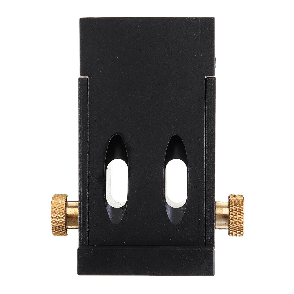 Woodworking Aluminum Alloy Pocket Hole Jig 9mm Carpentry Hole Angle Drill Guide with Step Drill Bit Set