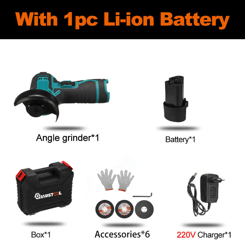 18VF 2300W Mini Brushless Angle Grinder Suitable for Quick Removal and Shaping, Especially in Convex and Concave Areas.