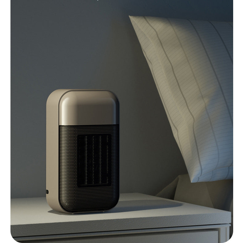500W Portable Electric Heater Fan - Mini Desktop Radiator for Home & Office