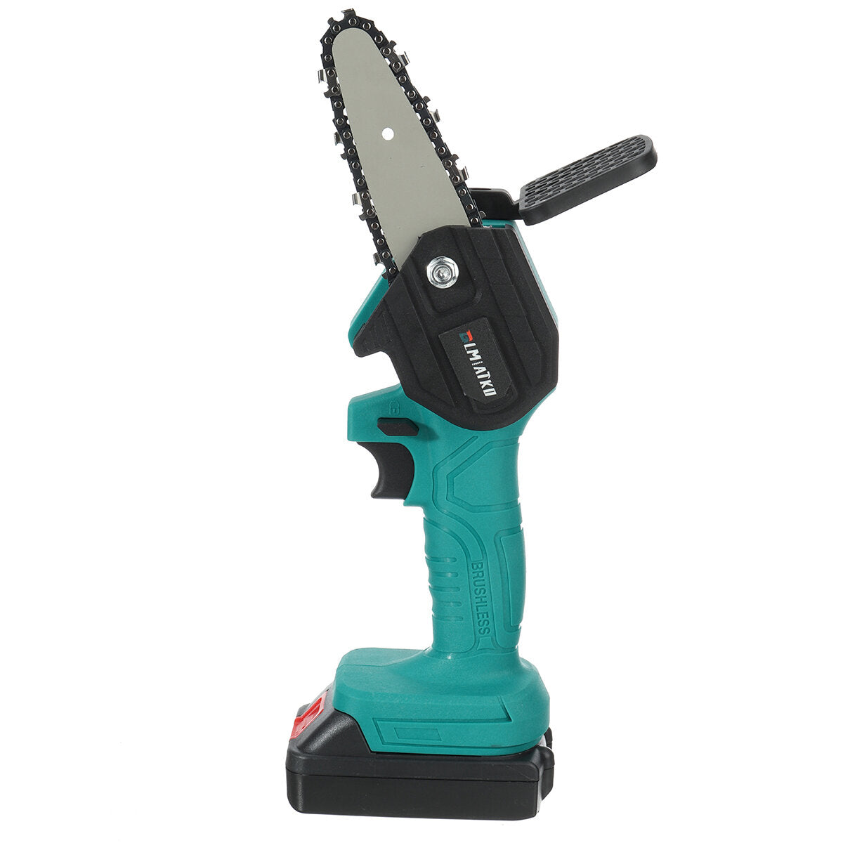 4 Inch Mini Cordless Rechargeable Electric Chainsaw One-Hand Chain Saws Woodworking Cutting Tool