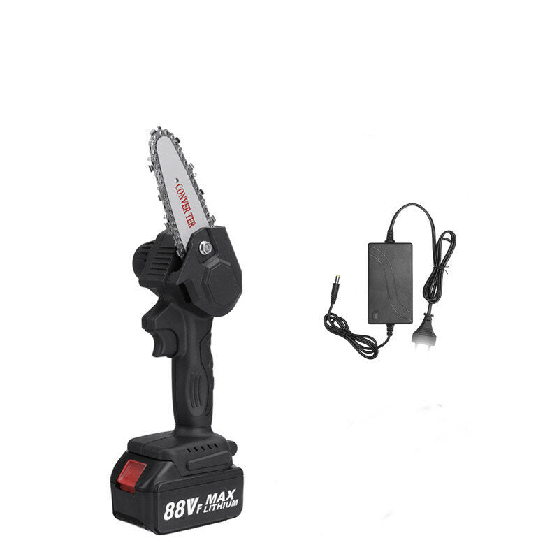 4 Inch 15000mAh Mini Electric Chain Saw Pruning Chainsaw Cordless Garden Tree Logging Trimming Saw