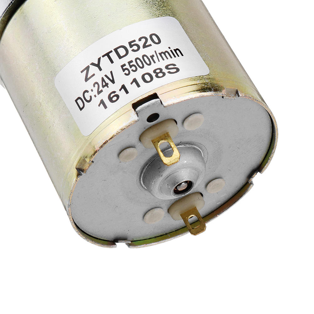 24V 600rpm Reduction Motor DC Gear Motor 3mm Shaft