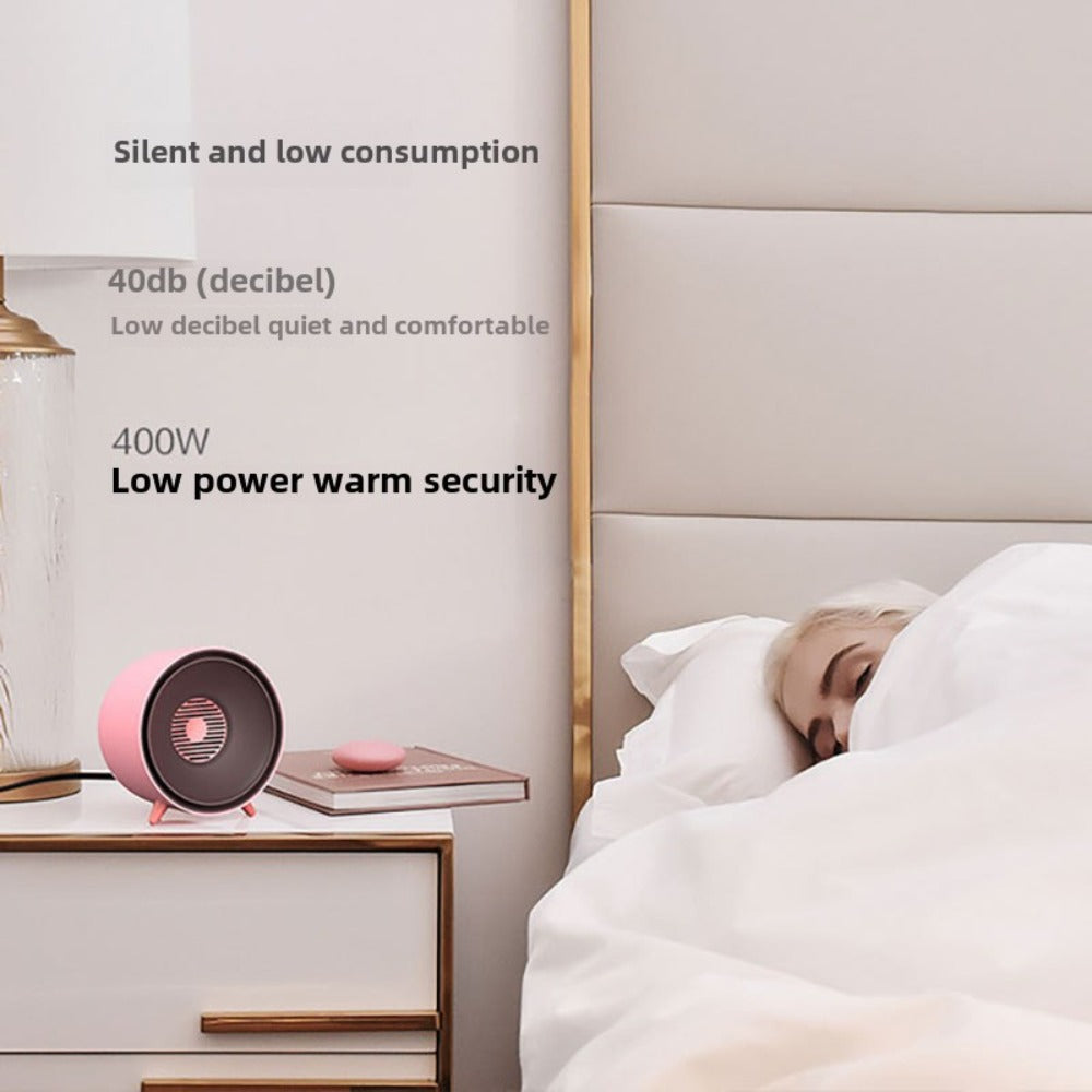 400W Mini Electric Heater for Winter - Hand Warmer for Office, Home, Bathroom