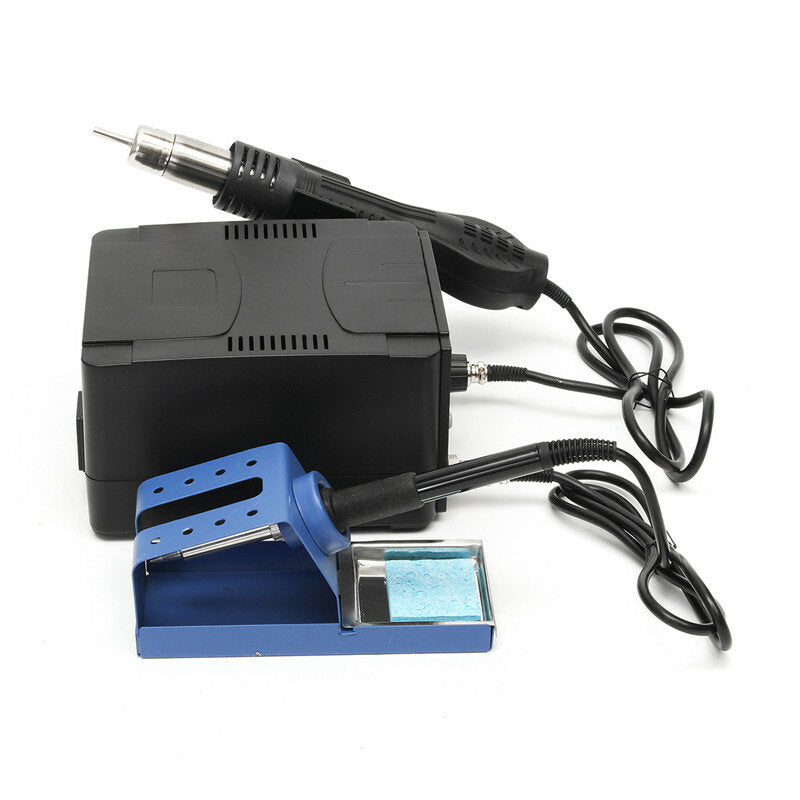 750W LCD Rework Soldering Station 8582D Electric Hot Air Gunn Heater SMD Desoldering Iron Station Solder Welding Machine