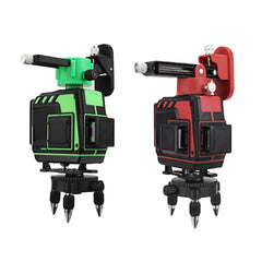 8/12 Line Green Laser Level Meter 360 Horizontal And Vertical Cross 4D High-Intensity Light Self-Leveling Measurement