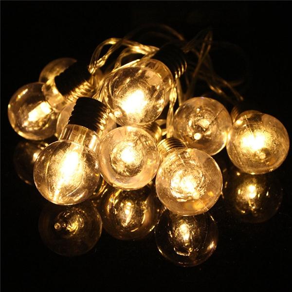 1.5M Colorful 10 LED Battery String Lights Bulbs Lamps Garden Wedding Party Fairy Christmas Decor