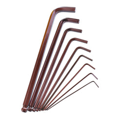 9PCS S2 Alloy Steel Ball Head L Shape Torx Allen Wrench Set 1.5mm to 10mm Repair Tools
