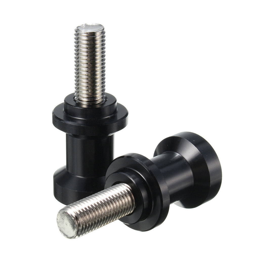 10mm Aluminum CNC Swing Arm Spools Bobbins Slider For Kawasaki ZX6R Yamaha FZR400