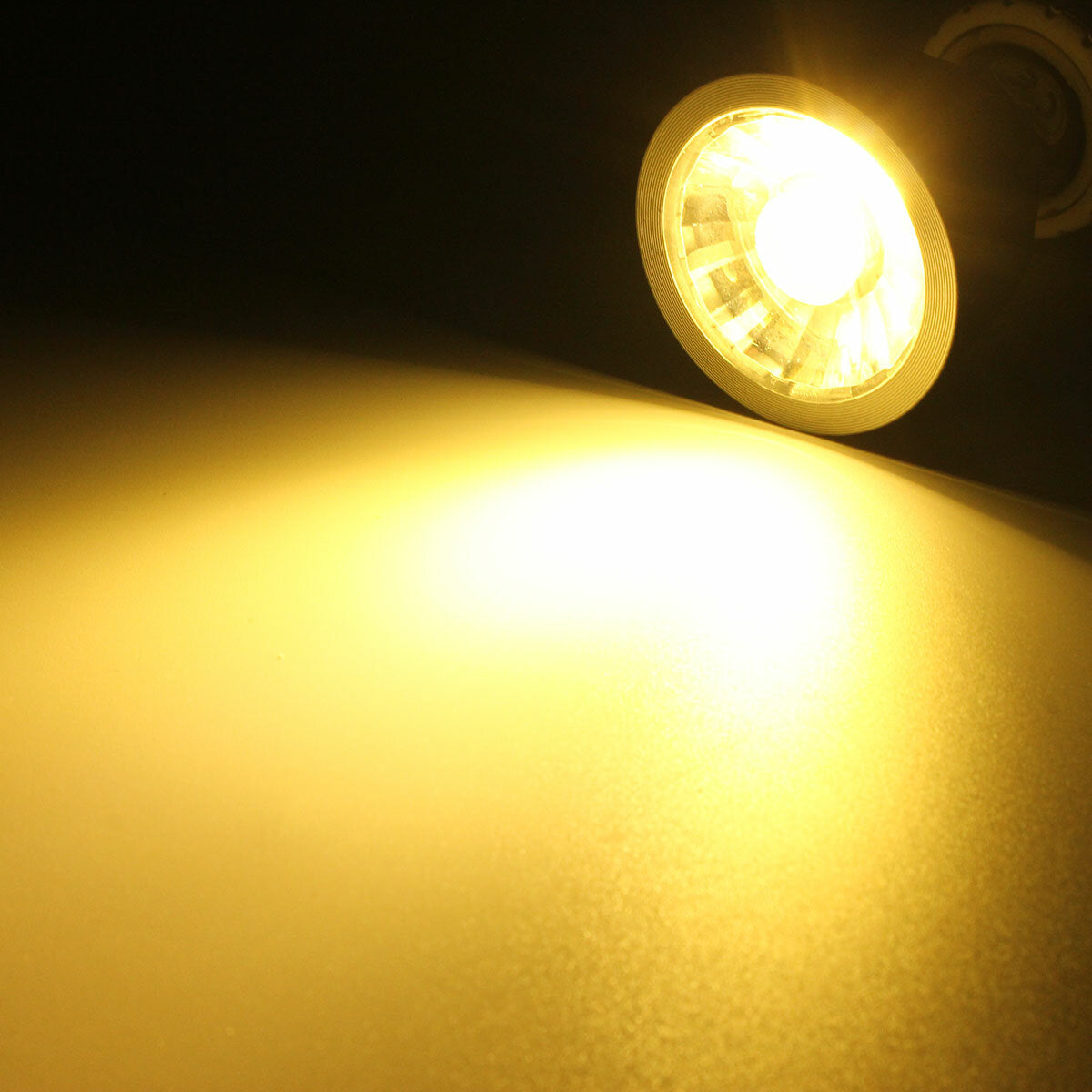 Dimmable MR16 5W LED COB Spotlight Light Bulb for Home Office Kitchen DC12V
