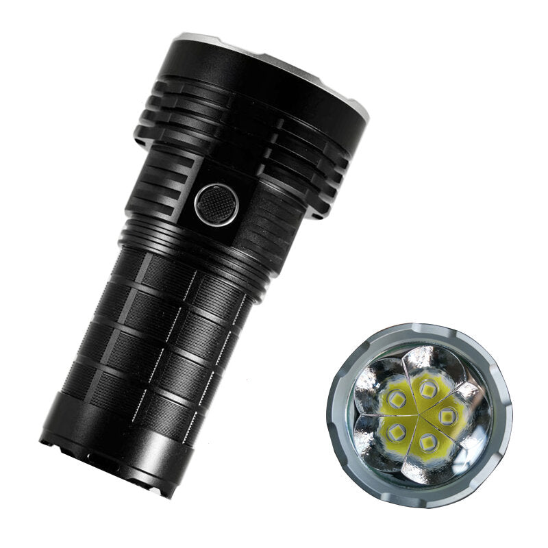 30000LM 1000M Long Range Powerful LED Flashlight Type-C USB Rechargeable 3*21700 High Power Output Strong LED Torch