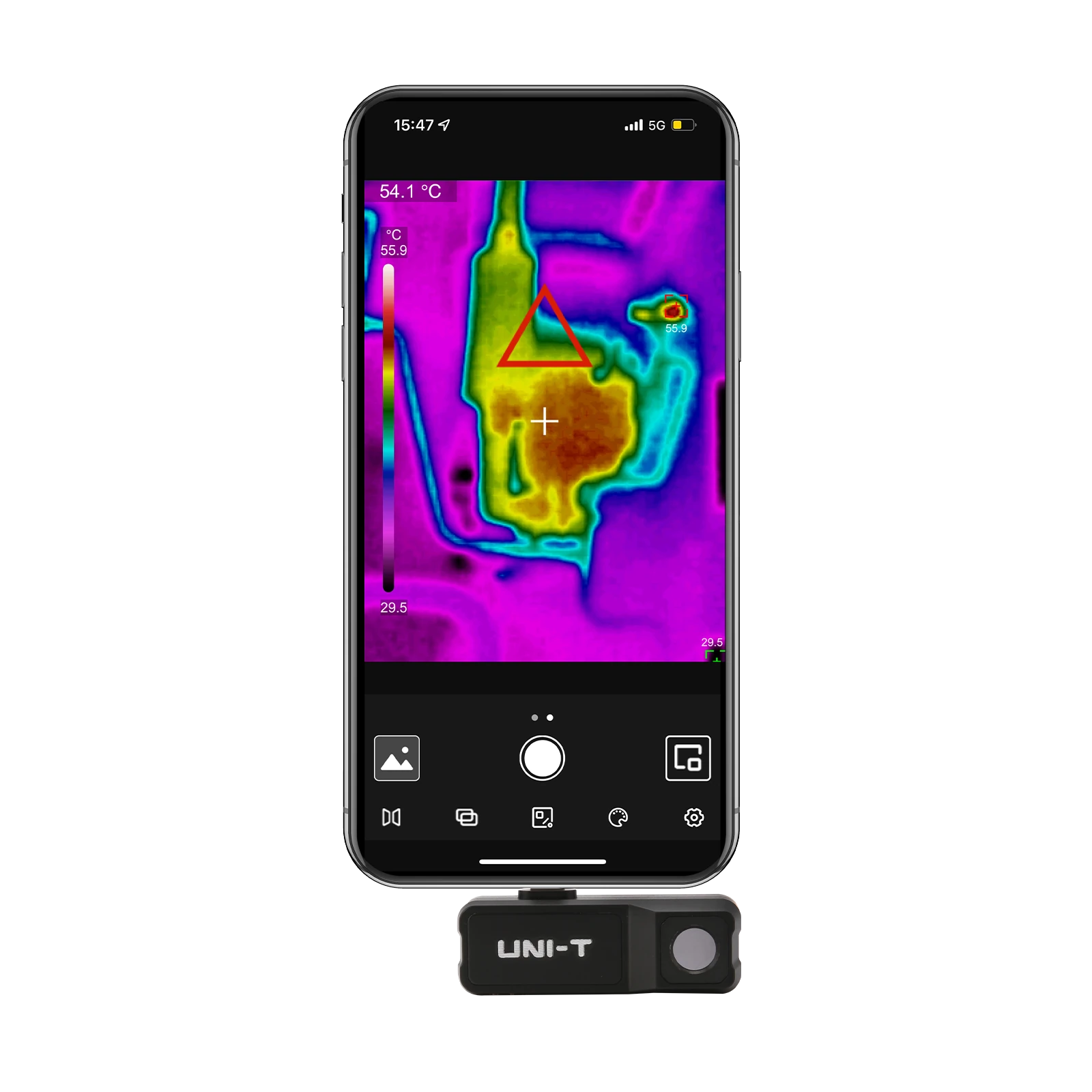 GreenZech Mobile 120 Series | Smartphone Thermal Imaging Camera | 120x90 HD Infrared Imager for iOS & Android