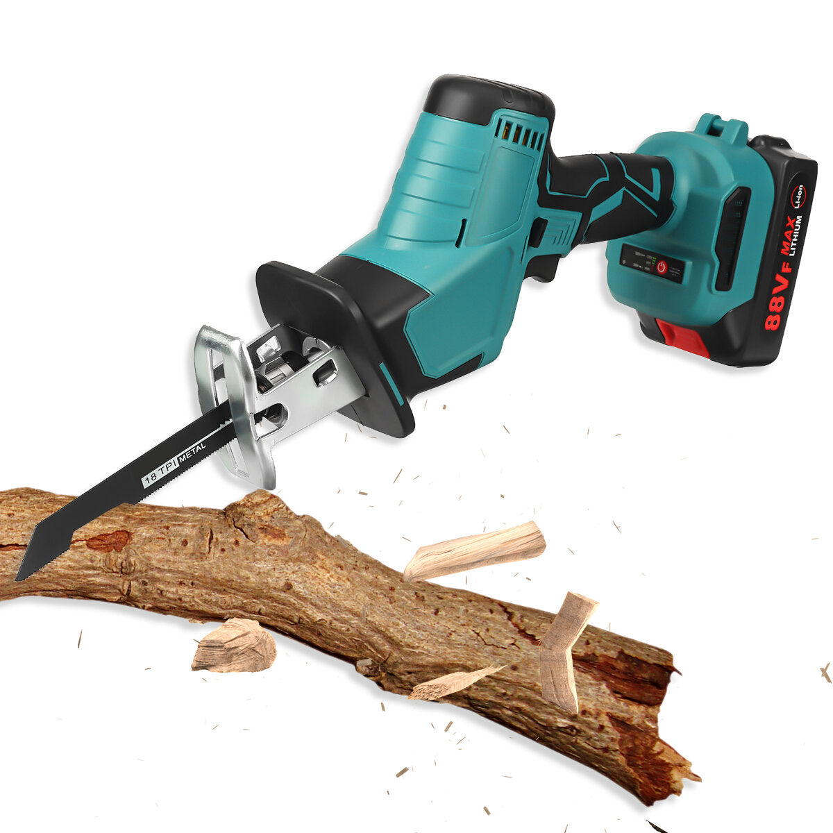 15mm 3000rpm Portable Electric Cordless Reciprocating Saw Rechargeable Woodworking Power Tools