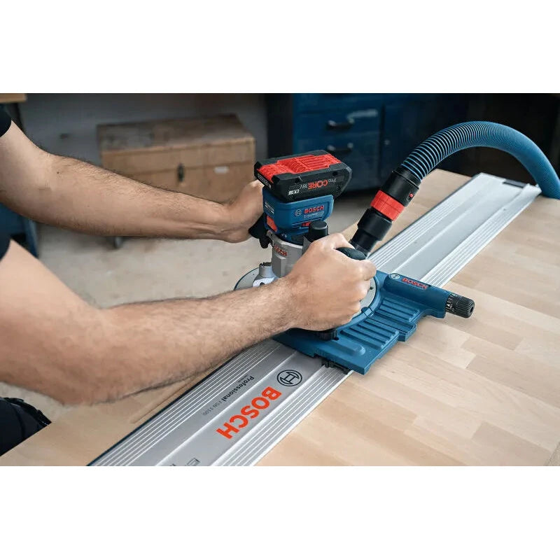 PRO GKF 18V-8 for Bosch Cordless Edge Router 18V Brushless Motor 6mm & 1/4'' Collets Professional Woodworking Trim Router With L-BOXX Case