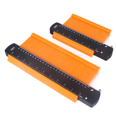 6/10 Inch Widen Contour Gauge Duplicator Profile Tool with Lock Alloy Edge Shaping Wood Measure Ruler