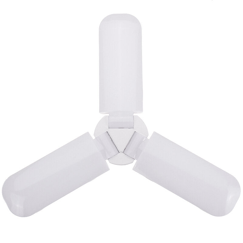 2/3/4/5+1 Blades E27 LED Garage Light Foldable Indoor Bulb Deformable Shop Ceiling Lamp AC85-265V