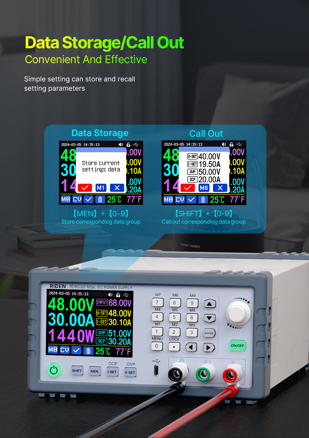 1440W Completed Set 60V 30A Digital Control Stabilized AC DC CNC Adjustable Regulated Power Supply