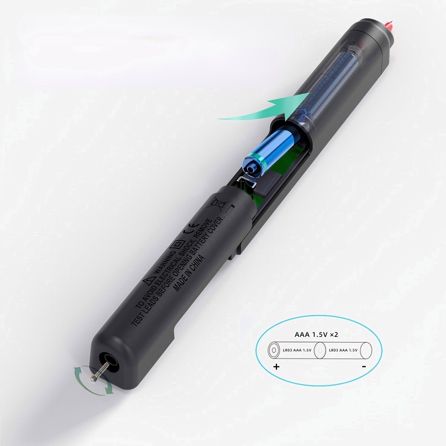 Digital Multimeter Smart Pen Tester Autoranging 6000 DC AC Voltage Capacitance