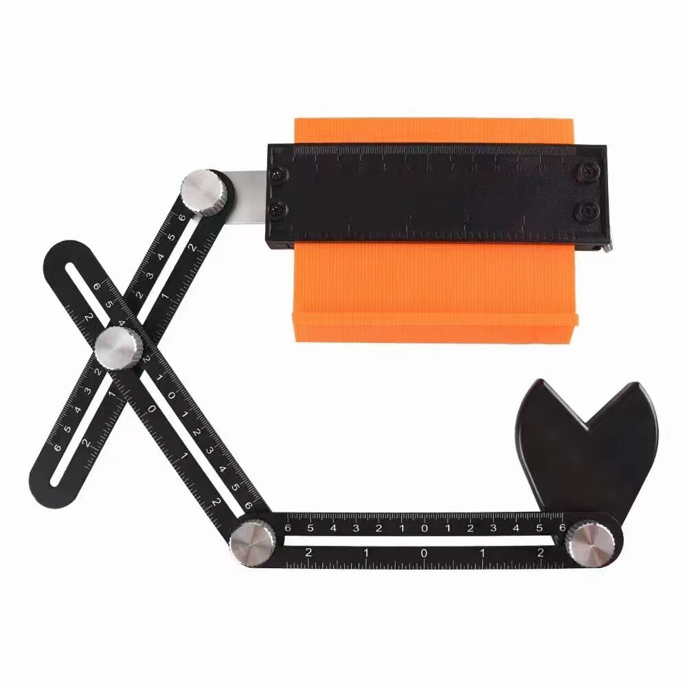Durable Aluminum Folding Ruler - Laser Marked, Rustproof, 6" or 10" Options for Home DIY, Sold Individually