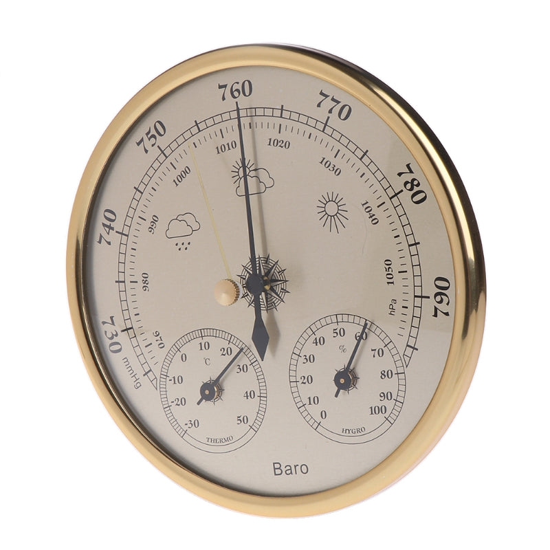 Wall Mounted Barometer For Weather Monitoring Research Sailing Gardening Indoor