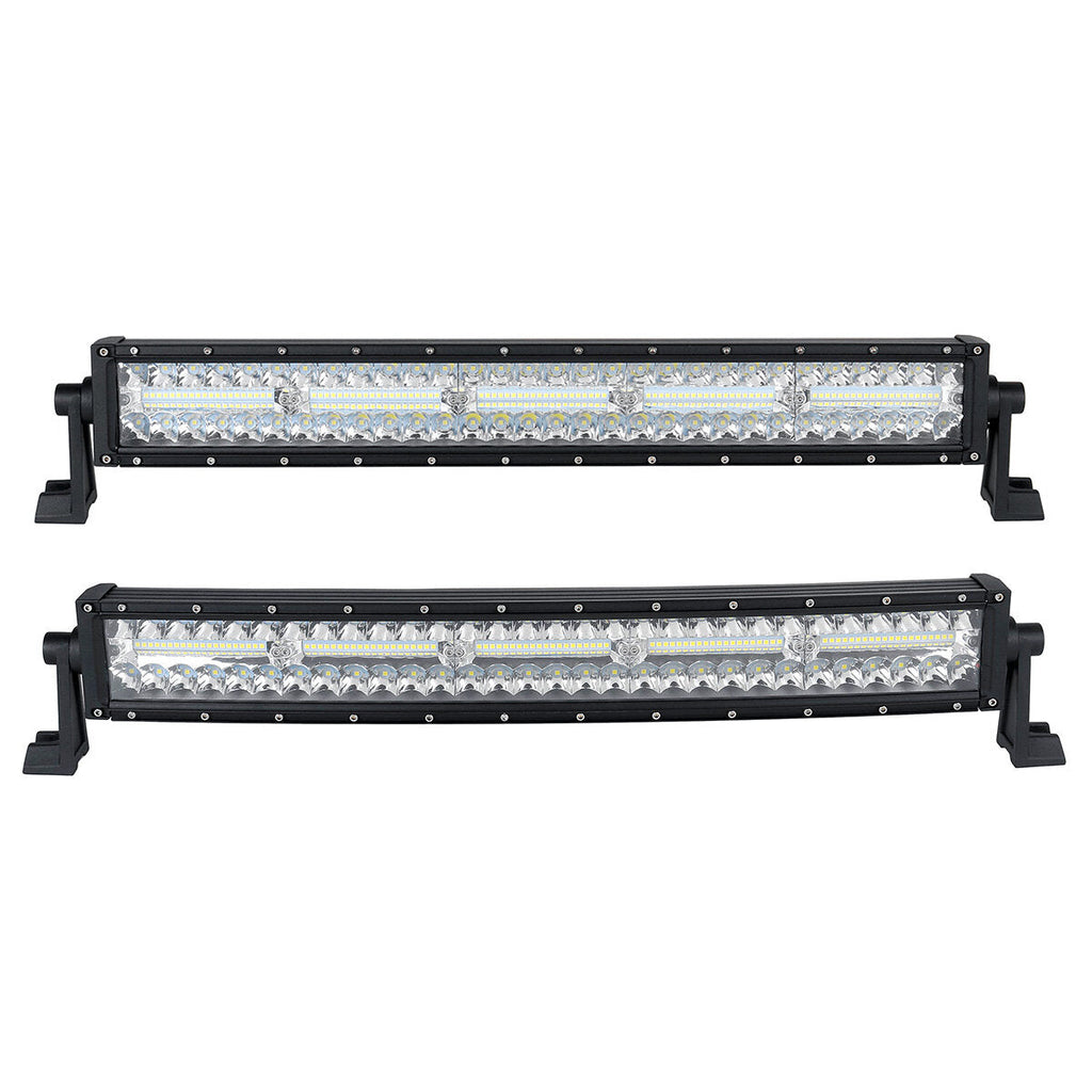 22 Inch 480W Triple Row LED Work Light Bar Combo Driving Lamp For Off Road Truck Baot SUV